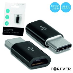 Ficha Adaptadora USB-C Macho / Micro USB-B Fêmea - (ADPUSB-MICROB/C)
