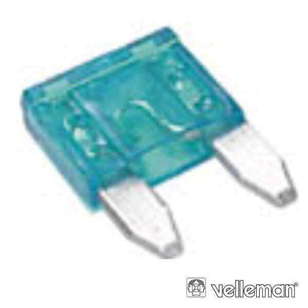 Fusível De Automóvel Mini 15a Azul VELLEMAN - (AFUM15)