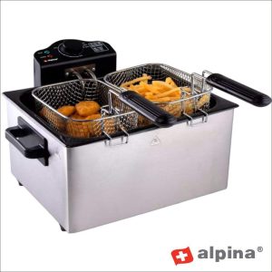 Fritadeira A Óleo Elétrica C/ 2 Grelhas 2000W 5L ALPINA - (ALP200)