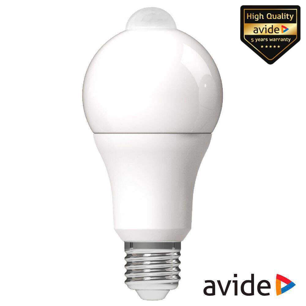 Lâmpada LED E27 R60 8.8W 230V 4000K 806lm C/ Sensor AVIDE - (ASG27NW-8.8W-PIR)