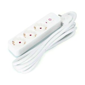 Extensão Elétrica 3x Schuko C/ Interruptor 5m 3G1.5 - (B20103BU7)