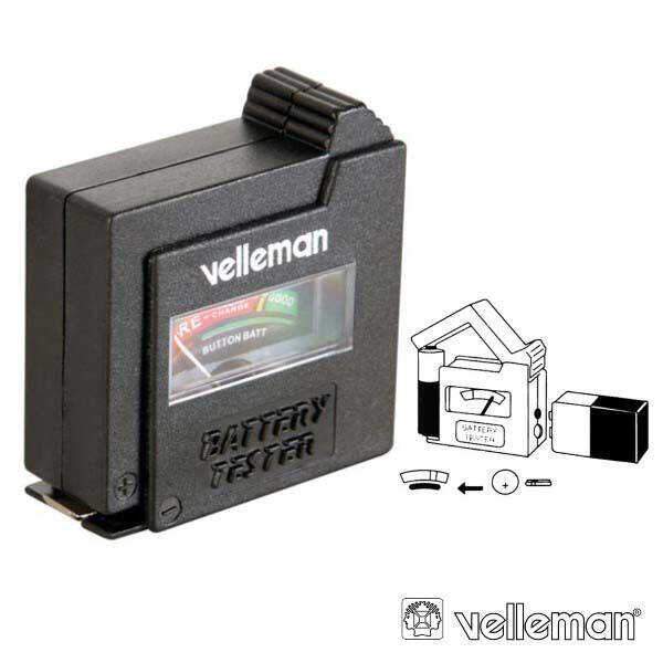 Testador De Baterias VELLEMAN - (BATTEST)