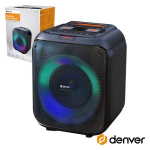 Coluna Amplificada 8" Bluetooth Bat/USB/AUX/SD DENVER - (BPS-250)