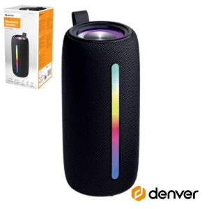 Coluna Bluetooth Portátil RGB TWS/BAT/SD/MP3/USB DENVER - (BTL-360B)