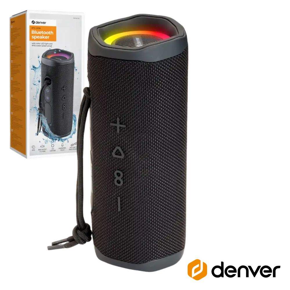 Coluna Bluetooth Portátil 2x100W AUX/USB/MicroSD/TWS - (BTV-223B)