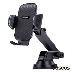 Suporte Telemóvel C/ Ventosa Preto BASEUS - (C40361600111-00)