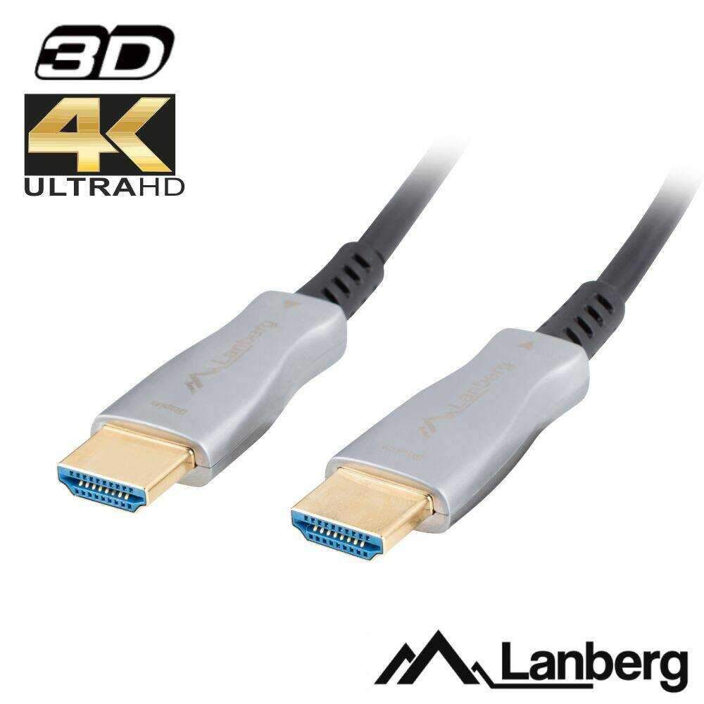 Cabo HDMI Fibra Óptica Dourado Macho / Macho 2.0 4K 80m - (CA-HDMI-20FB-0800)