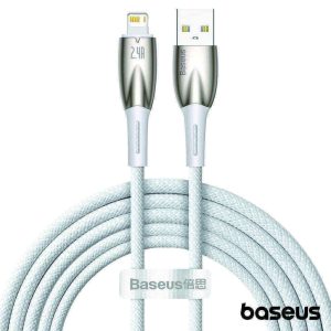 Cabo USB-A Macho P/ Lightning Macho 2m Glimmer BASEUS - (CADH000302)