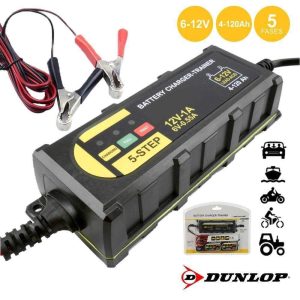 Carregador De Baterias 6-12V 4-120ah Dunlop - (CARCHARGE02)
