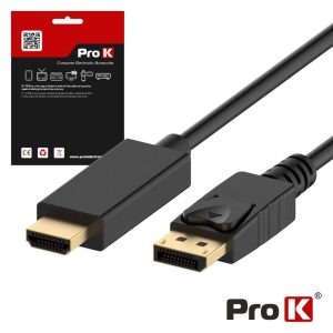 Cabo Displayport Macho / HDMI Macho 3m PROK - (CDPHDMI3A)