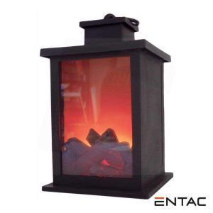 Decoração LED a pilhas 28cm C/ Efeito Chama ENTAC - (ELFL28H)