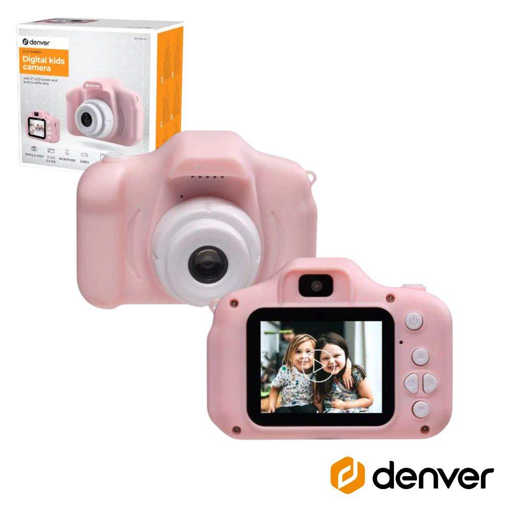 Câmara Digital Rosa DENVER - (KCA-1340RO)