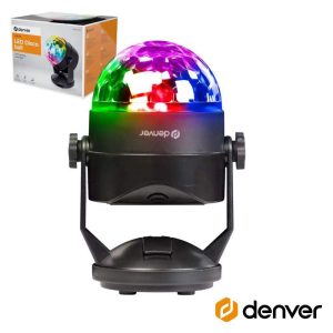 Projector de Luz LED RGB C/ Comando DENVER - (LDB-319MK2)