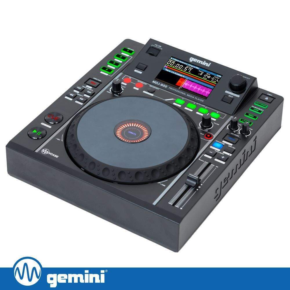 Leitor DJ Profissional C/ LCD USB/RJ45 Link GEMINI - (MDJ-900)