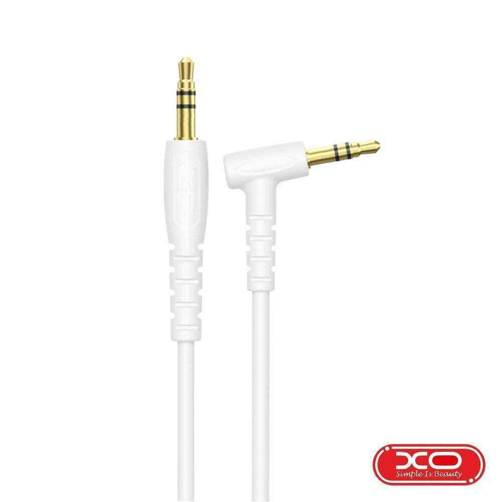 Cabo Jack 3.5mm Macho / Jack 3.5mm 90º Macho 1m Branco XO - (NB-R272-WH)