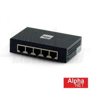 Switch de Rede Metálico Ethernet 1GB/s 5 Portas RJ45 - (NSG1005MV1)