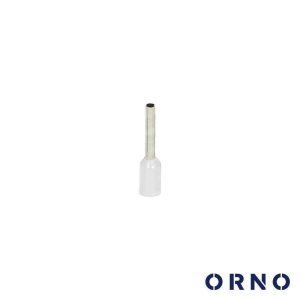 Terminal Ponteira Isolado 0.5mm 100x Branco ORNO - (OR-KK-8100/0.5/8)