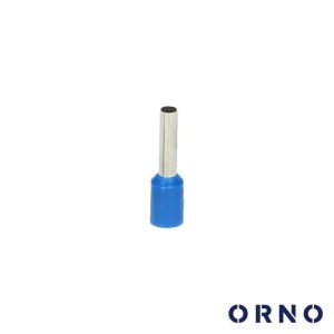 Terminal Ponteira Isolado 0.7mm 100x Azul ORNO - (OR-KK-8100/0.7/8)
