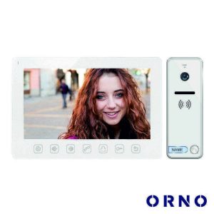 Vídeo Porteiro C/ Lcd 7" Cores LEDS Branco ORNO - (OR-VID-EX-1057/W)