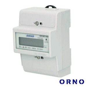 Contador de Energia Monofásico 230V/80A 3 Módulos Din ORNO - (OR-WE-522)