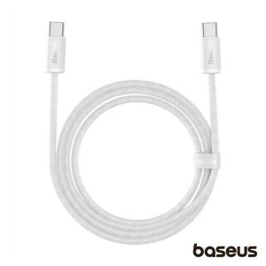 Cabo USB-C Macho P/ USB-C Macho 2m 100W Silky BASEUS - (P10377704213-01)