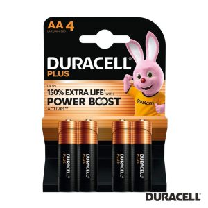 Pilha Alcalina LR6/AA 1.5V 4x Plus Power Boost DURACELL - (PAD-LR6/4PPB)