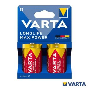 Pilha Alcalina LR20/D 1.5v 2x  Longlife Max Power VARTA - (PAV-LR20/2MAX)