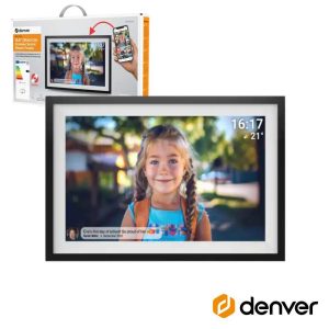 Moldura Digital WIFI FRAMEO 15.6" Preto DENVER - (PFF-1516)
