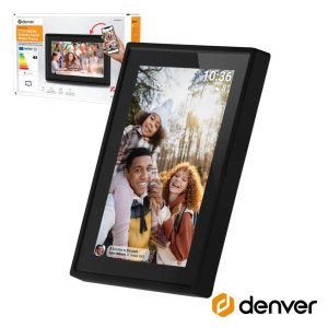 Moldura Digital FRAMEO 7" Preto DENVER - (PFF-725B)