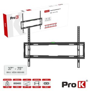 Suporte TV Fixo 37-75" 45kg Vesa 600x400 PROK - (PKFX0103)