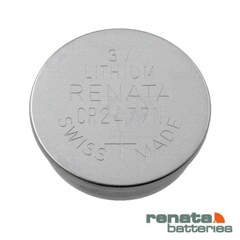 Pilha Lítio Botão CR2477N 3V 950mA RENATA - (PLR-CR2477N)