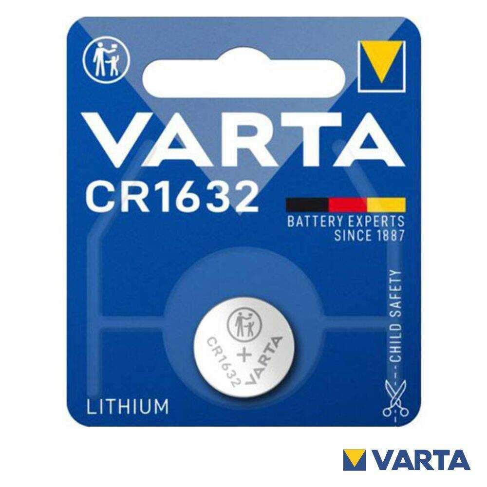 Pilha Lítio Botão CR1632 3V 137mAh Blister VARTA - (PLV-CR1632)