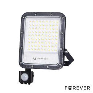 Foco LED 50W C/ Sensor 230V 4000K 7500lm IP65 Preto FOREVER - (PROXIM+50NW-S)