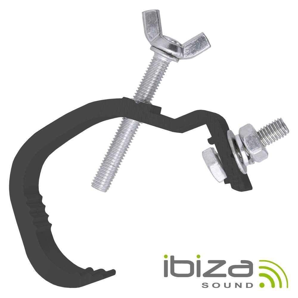 Ganchos P/ Projetores Forma G Preto 20kg IBIZA - (SH2B)