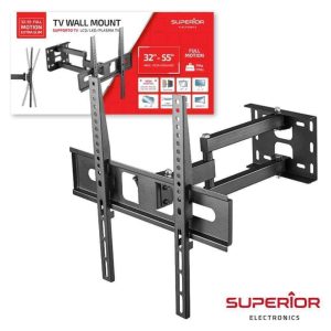 Suporte Lcd/LED 32/55" C/ 2 Braços Slim Vesa 400/400 35kg - (SUP-3255MOTIONSLM)