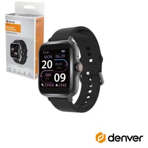 SmartWatch P/ Android iOS Preto DENVER - (SWC-156MK3)