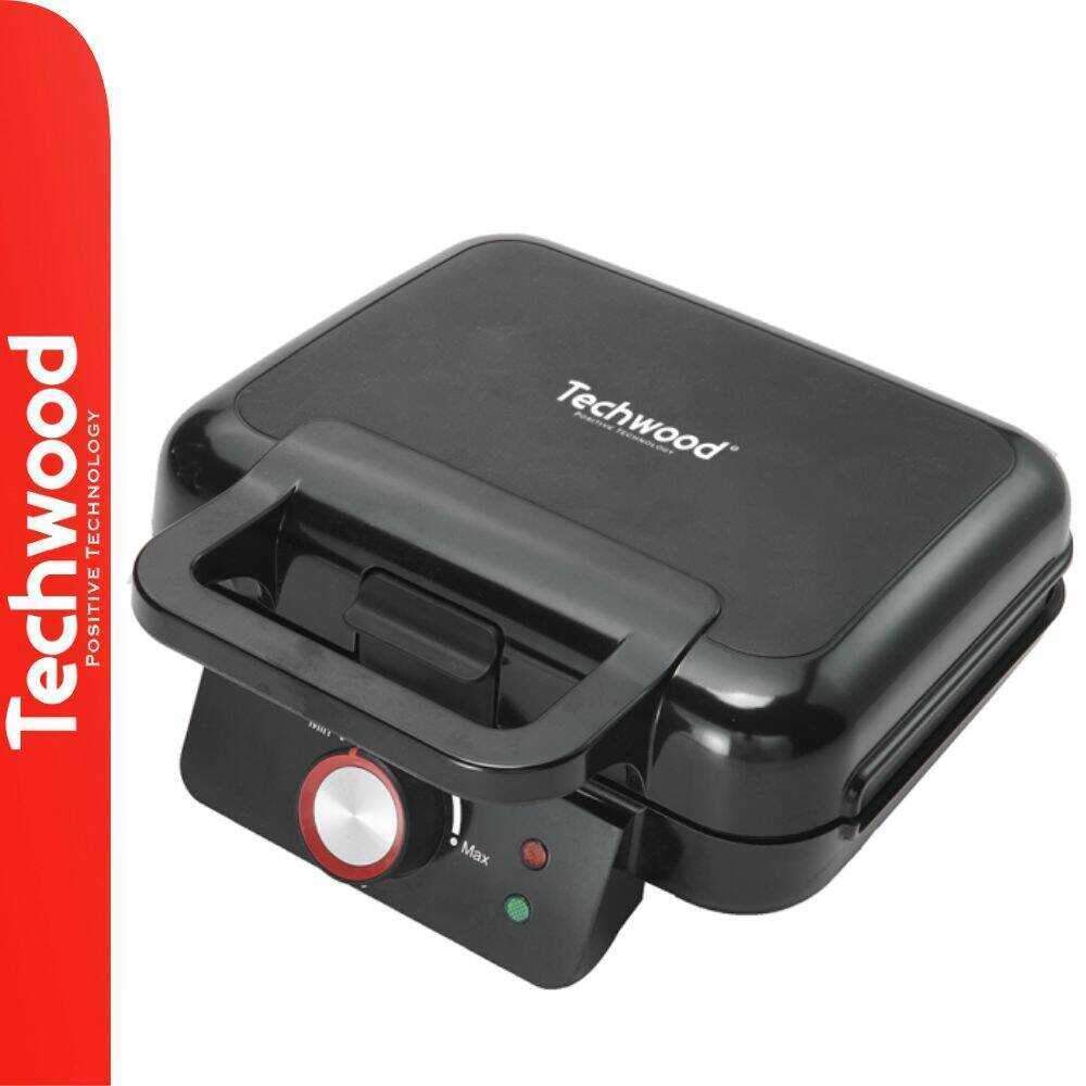 Máquina 3em1 C/ Função Waffle/Tostadeira/Grelhador TECHWOOD - (TGC-1366)