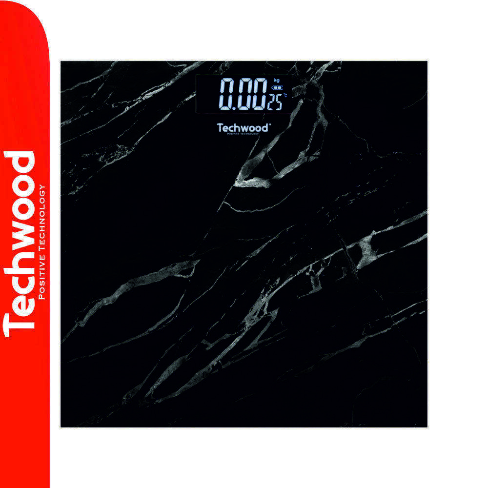 Balança Corporal 180kg Digital Vidro TECHWOOD - (TPP-826)