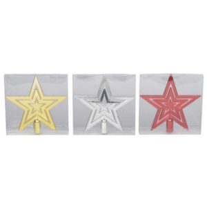 Estrela Decorativa P/ Árvore De Natal 21cm Cor Sortida - (XMAS493)